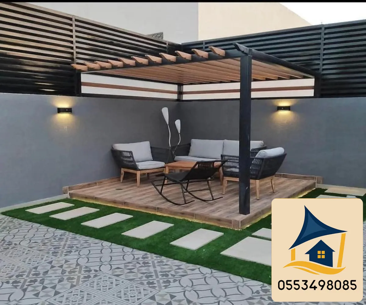 تركيب برجولات خشبية ومعدنية في مكة المكرمة | أفضل الأسعار والتصاميم